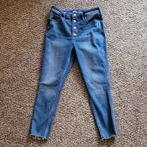 Old Navy Women's Extra High Rise Blue Jeans Size 10P